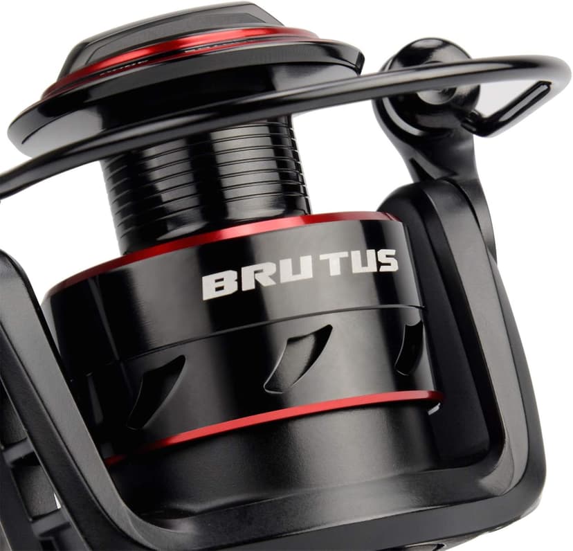 KastKing Brutus Spinning Reel, Freshwater Spinning Fishing Reels, Graphite Frame, CNC Aluminum Spool, 5.2:1 Gear Ratio, 4+1 Ball Bearings