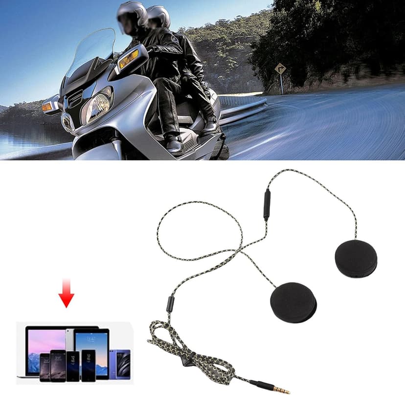 Fydun Helmet Headphone- Helmet Speakers - Motorcycle Helmet Bluetooth Headset,Helmet Headset Headphone Speakers Support Hands- Calling Motorcycle Sports