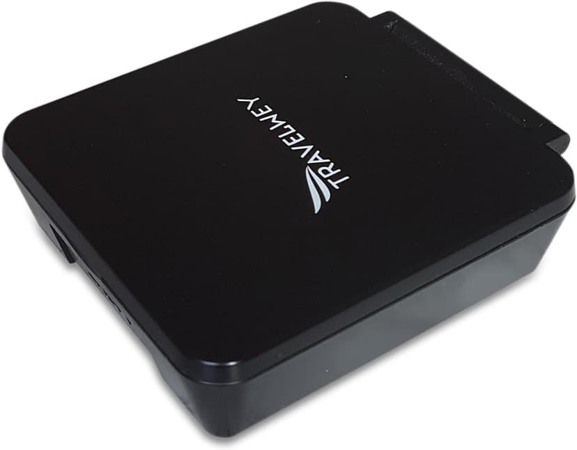 Digital Travel Alarm Clock - No Bells, No Whistles, Simple Basic Operation, Loud Alarm, Snooze, Small and Light, ON/Off Switch, 2 AAA Battery Powered, Black