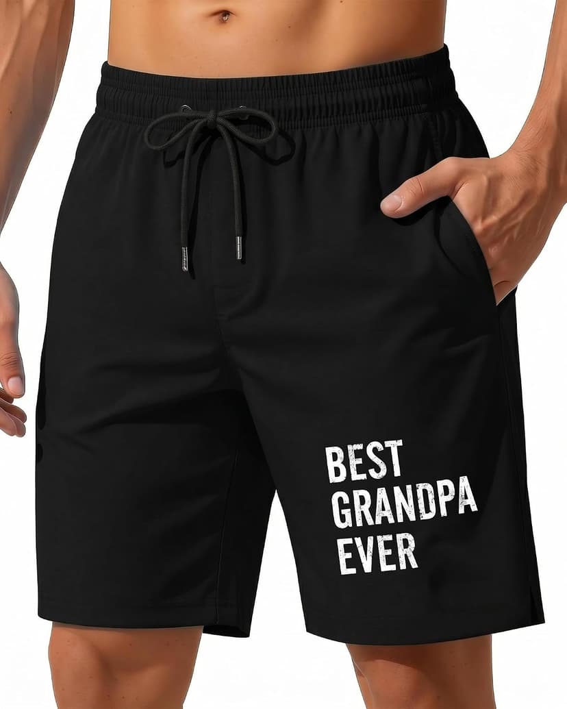 Yufawow 9 Inch Men Swim Trunks with Mesh Lining Quick Dry Breathable Pockets for Summer Beach Cruise Water Park Gym Running B0GSVD8XCG