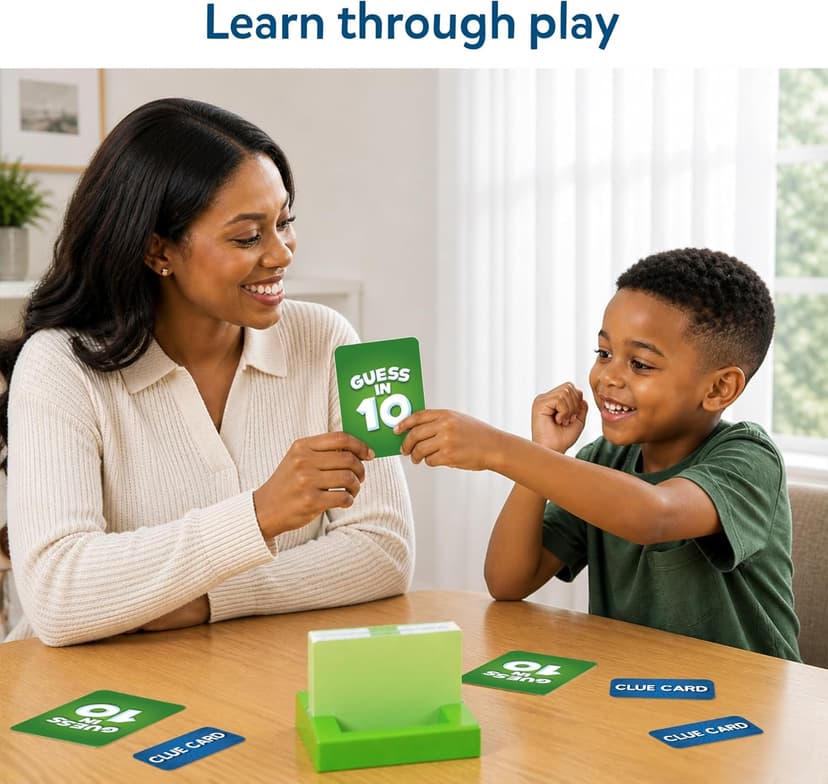 Skillmatics Guess in 10 Animal Planet, Card Game, Perfect for Boys, Girls, Kids, Teens, Adults Who Love Animals, Trivia Games, Travel Games, Screen-Free Fun, Gifts for Ages 6, 7, 8, 9, 10, and Up