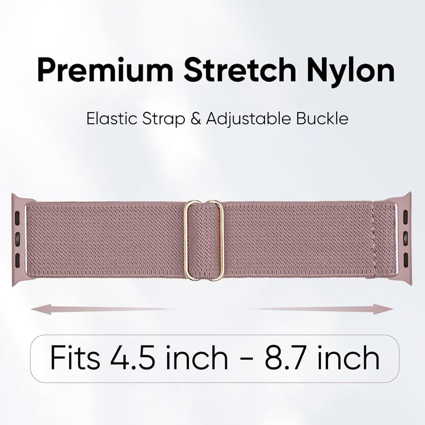 10 Pack Stretchy Bands Compatible with Apple Watch Band 40mm 38mm 41mm 42mm 44mm 45mm 46mm 49mm Women Men, Water-Resistant Solo Loop Elastic Sport Straps for iWatch Series 11 10 9 8 7 6 5 4 3 SE Ultra