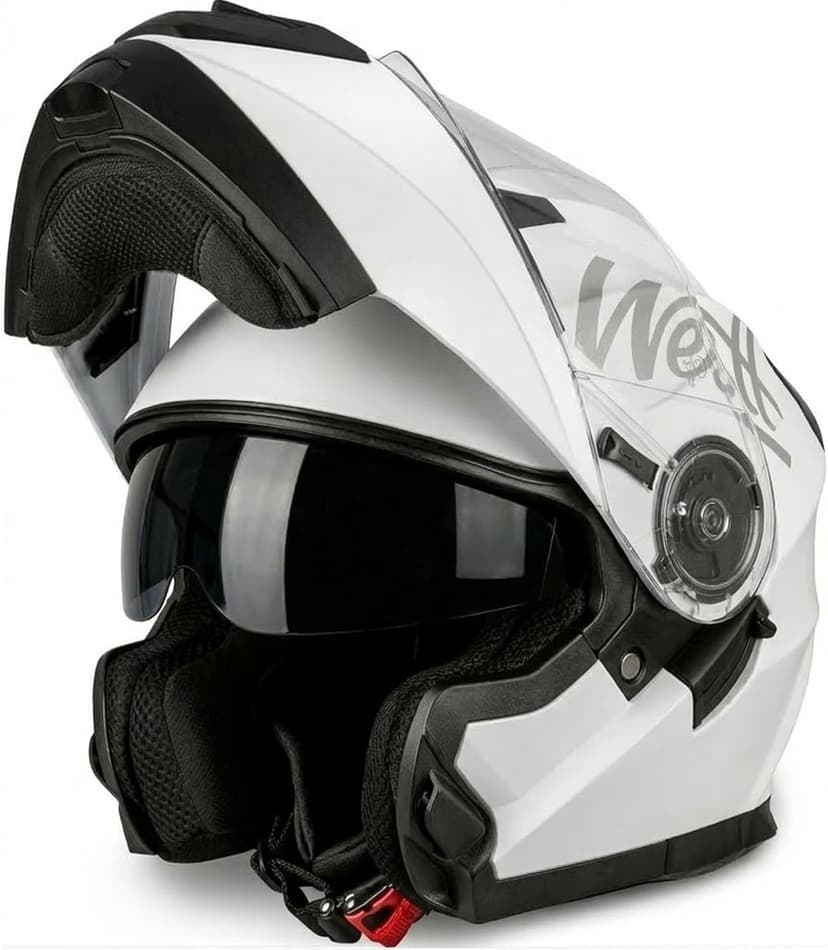 Westt Modular Motorcycle Helmet - DOT Approved - Full Face Flip Up, Internal Sun Visor for Men Women (Street Bike, ATV, Snowmobile)