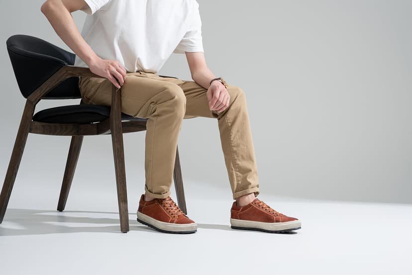 Jousen Men's Shoes Leather Casual Shoes for Men Fashion Sneakers Business Casual Dress Shoes