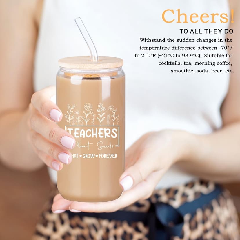 Ithmahco Teacher Appreciation Gifts for Women, Funny Teacher Christmas Gifts Supplies for Best Daycare, Preschool, Kindergarten, Music, Assistant Teachers from Students, End of Year Thank You Gift