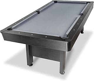 GoSports 7 and 8 ft Pool Tables with Wood Finish - Gray, Black, or Green Felt - Billiards Game Room Table for Adults & Family - Accessories Not Included