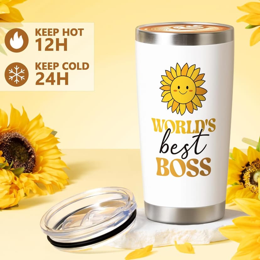 Bosses Day Gifts for Women Her, Cool Boss Lady Gifts for Women Female, Funny Thank You Birthday Christmas Bosses Appreciation Gift Set, Best Office Farewell Leaving Going Away Retirement Gift for Boss