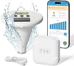 WiFi Pool Alarm, Zuomeng Solar Wave Pool Alarm with Optimal Sensitivity, Remote Control by App, Dual Alarming via Device & App, Offering Extra Protection for Your Child and Pet