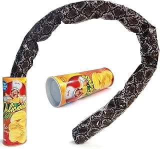 Blppldyci The Potato Chip Snake Can Jump Spring Toy Gift April Fool Day Halloween Party Decoration Jokes in A Gag Prank Large Size (Potato Chip Style)(1pcs) B07ZFNQS65