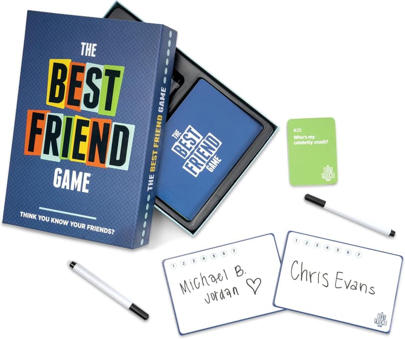 DSS Games The Best Friend Game: Think You Know Your Friends? [A Party Game | Card Game for Adults & Teens for Friends | Birthday Gift | Game Night]