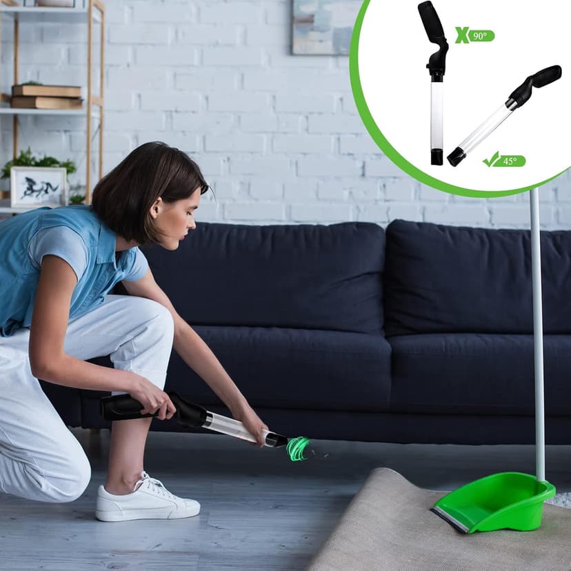 Qualirey 1 Pack Bug Vacuum for Adults Bug Vacuum Catcher Insect and Spider Traps Sucker Battery Powered Grabber with LED Light Stink Ant Moth Cockroach Small Bedbug