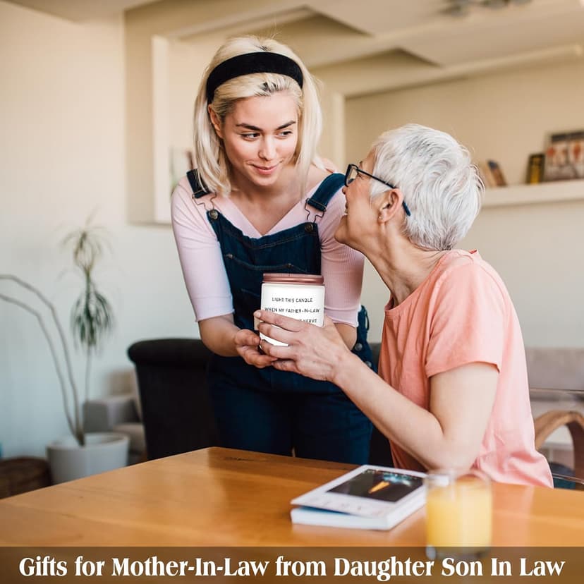 Homsolver Mother in Law Gifts, Mothers Day Birthday Gifts for Mother-in-Law, Anniversary Retirement Gift for Mom from Daughter Son in Law, Funny Lavender Candle Gift for Mom in Law B0DHLFTZ65