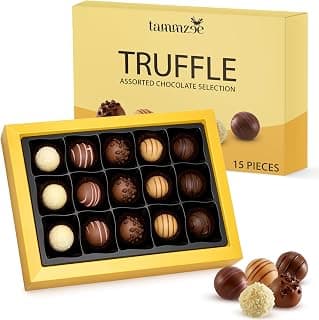 Holiday Assorted Chocolate Truffle Gift Box - 15 Count. Ideal Assorted Chocolate Gift Box for Easter, Anniversary, Birthday and Special Occasions, Perfect for Sharing with Loved Ones B0GJ6QLWJN
