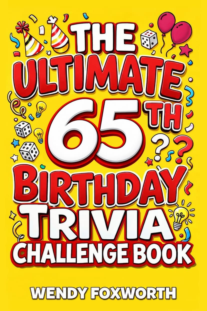 The Ultimate 65th Birthday Trivia Challenge Book: Take A Trip Back To The Best Years Of Your Life With Fun Facts, Brain Teasers & Nostalgic Challenges Perfect For 65-Year-Olds B0H5HYJB44
