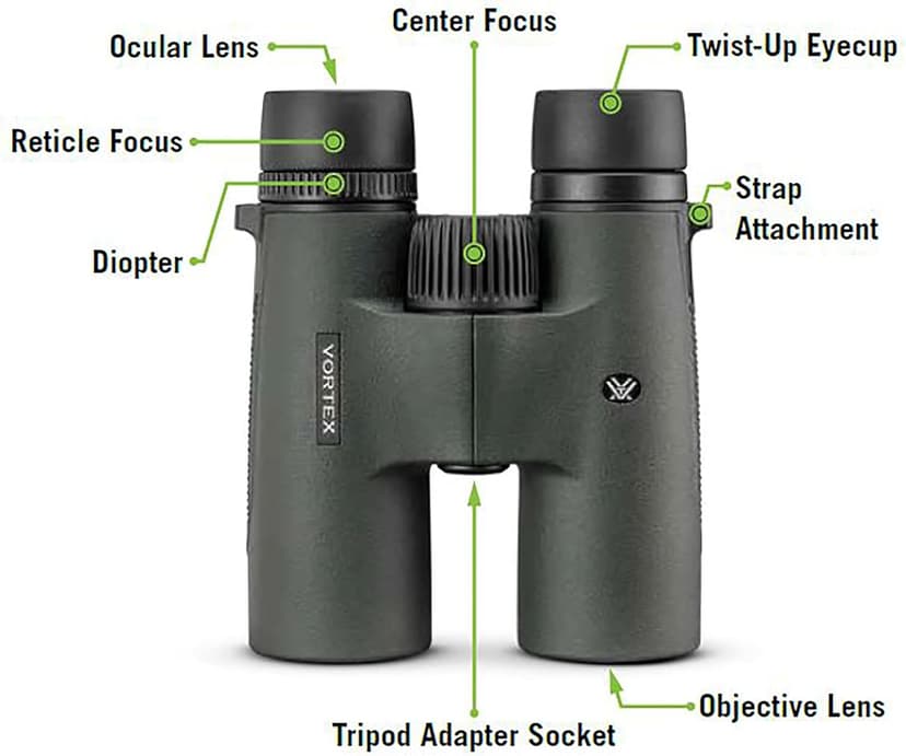 Vortex Triumph HD 12x50 Binoculars - HD Optical System, Fully Multi-Coated Lenses, Rubber Armor, Tripod Adaptable, Waterproof, Fogproof, Shockproof - Unlimited, Unconditional Warranty