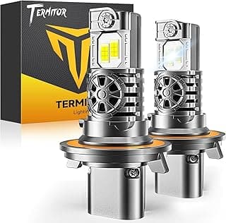 Termitor Brightest H13/9008 LED Bulbs, 10X Brighter 50,000LM, 85K+ Hours Service Life, 6500K Cool White, IP68 Waterproof, 1:1 OEM Size, 3 Minute Installation, Pack of 2
