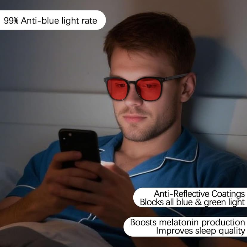 ANDWOOD Blue Light Blocking Glasses Women Men Computer Small Face Clear Bluelight Blocker Eyeglasses Frame