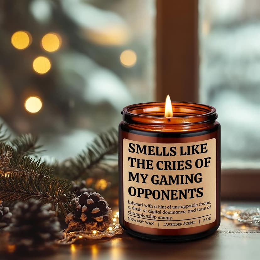 Gamer Gifts for Video Game Lover, Cool Christmas, Birthday Gifts for Gamer Boyfriend, Son, Husband, Dad, Girl, Gaming Stuff LEADO Video Game Candle - Gifts for Gamers Men, Gaming Gifts for Women, Boy B0FY1HKB8B