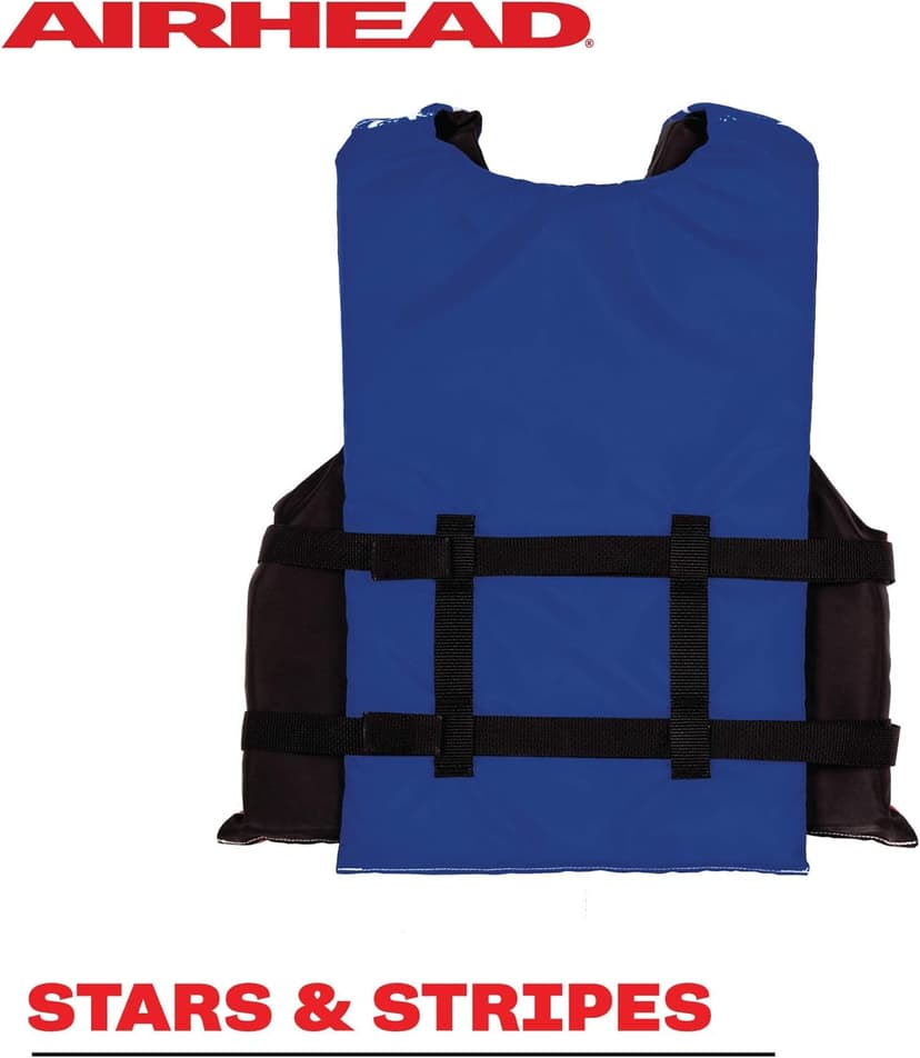 Sportstuff Stars & Stripes Life Jacket for Adults & Kids - USCG Approved Life Vest for Men, Women, Youth & Child, Open-Side Watersports Vest for Boating, Tubing & Swimming
