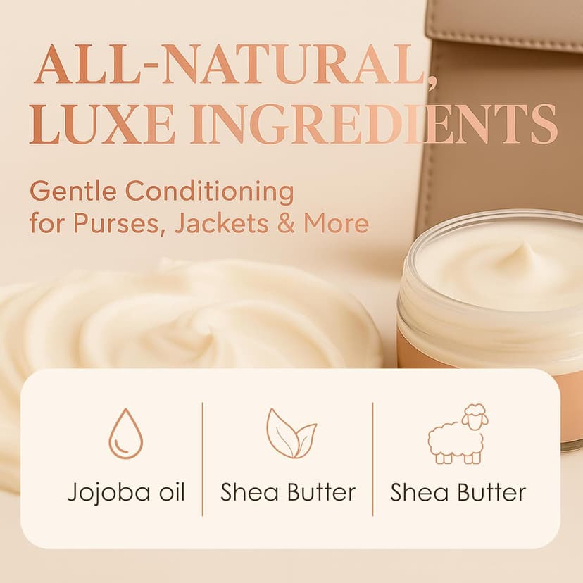 Leather Hero 2-in-1 Purse Cleaner & Conditioner – Leather Cream for Handbags, Designer Bags, Faux & Saffiano Leather – Non-Greasy, Won’t Darken, Safe for Purses, Jackets & More