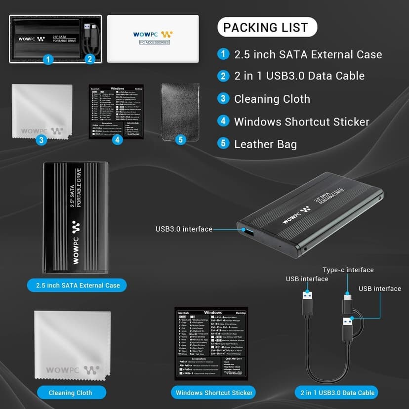 HP 2026 22" FHD All-in-One Desktop Computer • The New Version for Everyday Use • Latest 13th Gen Intel Quad-Core CPU • 16GB DDR5 • 500GB External+128GB UFS Storage • HDMI • Type-C • HD Webcam • Win11