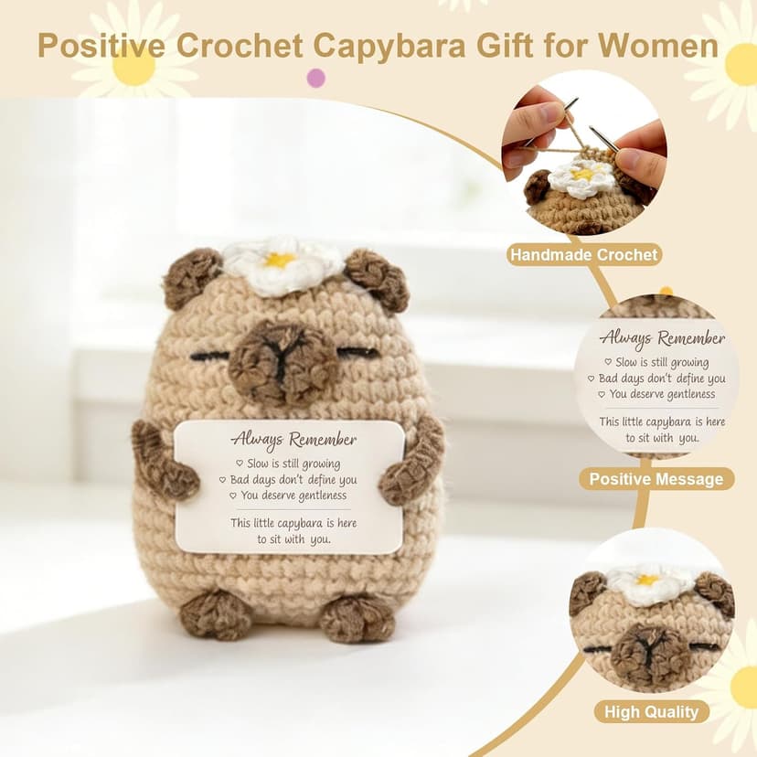 Christmas Gift for Teen Girls, Capybara Birthday Gift for Teenage, Tween, Daughter, Sister, Best Friend w Glass Cup MHSMHL Gift Baskets for Women, Teen Girl Gifts Trendy Stuff B0GLFNF9XR