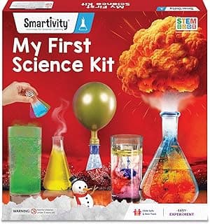 Smartivity My First Science Experiment Kit for Kids Ages 6, 7, 8, 9, 10, 11, 12 Years | 50+ Experiments I Christmas, Birthday Gift I Science Projects for Boys & Girls, STEM Toys for 6-12 Years