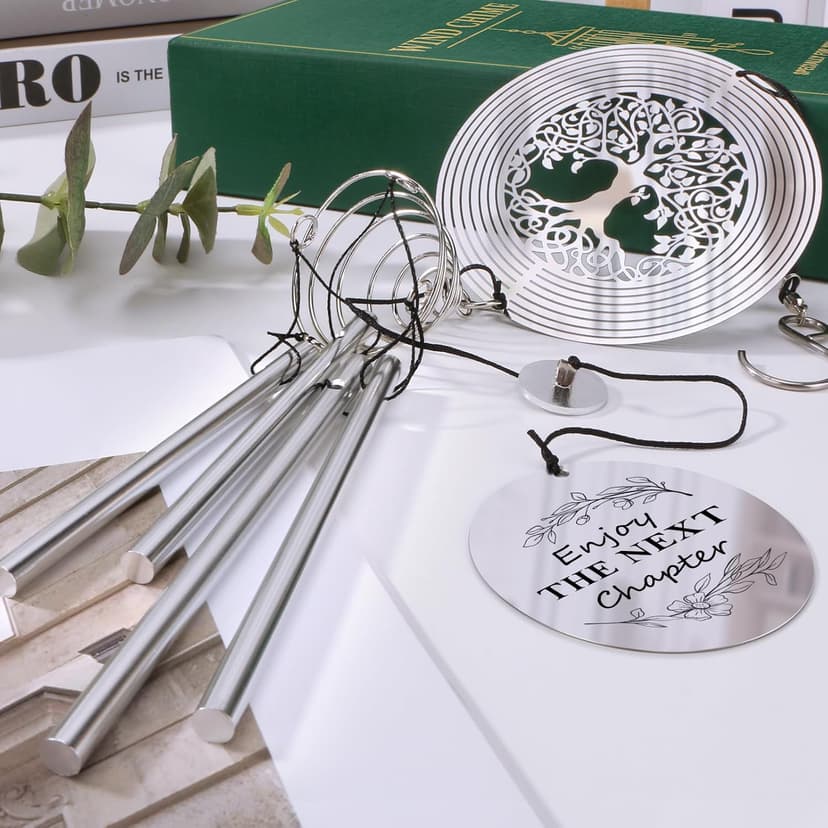 2026 Retirement Gifts for Women Coworker Teacher Nurse Boss Grandma Mom Friend, Retiree Gift Idea Leaving Going Away Gifts Retirement Gift for Women Men, Happy Retirement Wind Chimes Retired Gifts B0CHM6RJL5