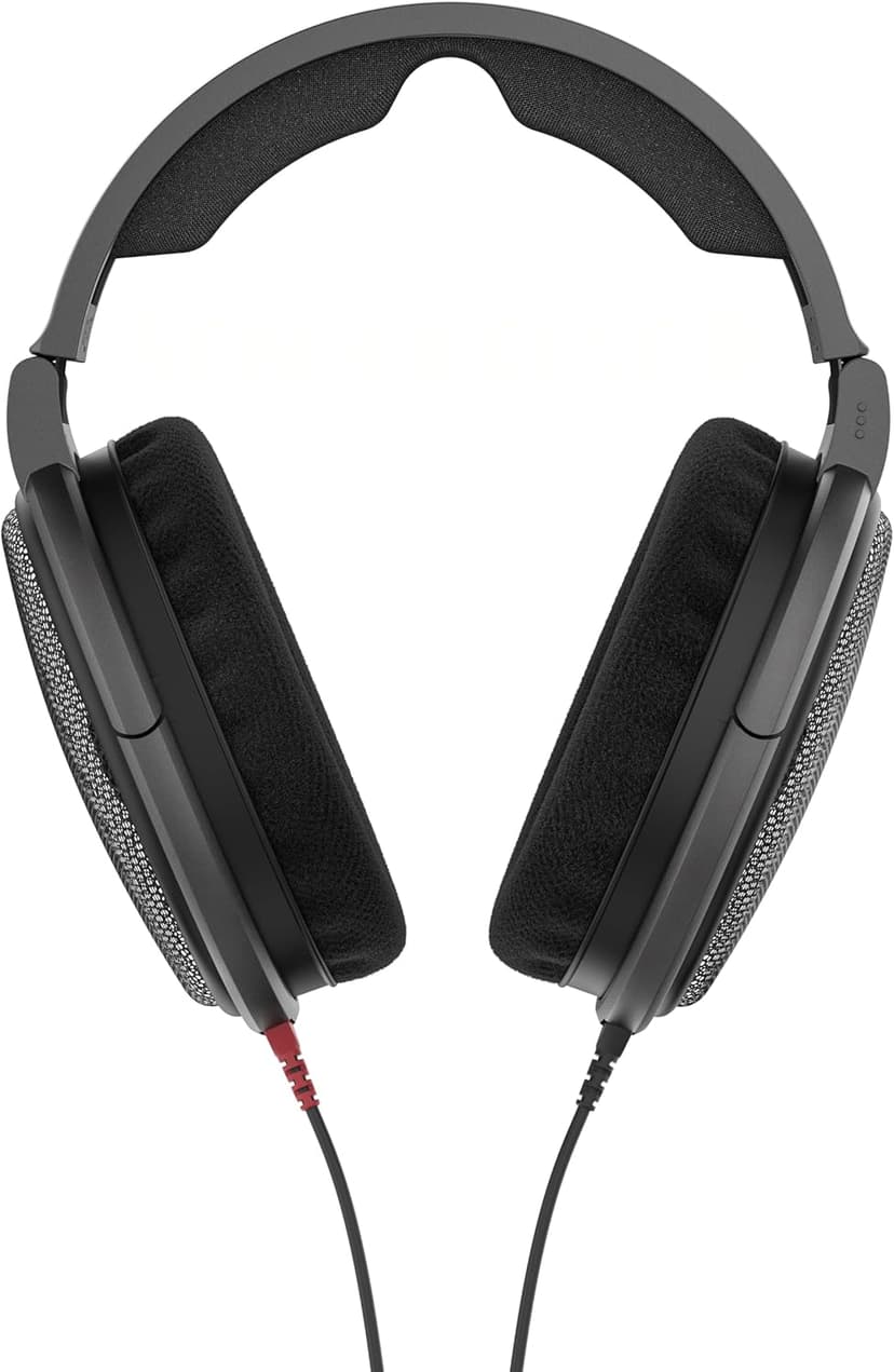 Sennheiser HD 600 - Audiophile Open-Back Dynamic Wired Headphones Over Ear with Natural Soundstage and Premium Comfort for Music Lovers, Open Metal Earpiece Covers, Black