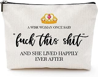Luck This S-hit - Fun Birthday Gifts for Women - Makeup Travel Case/Bag, Anniversary Present, Commemorative/Retirement Gift