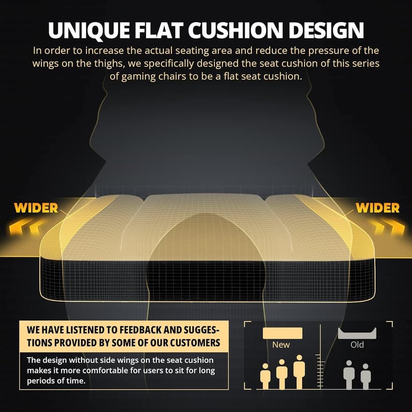 Dowinx Gaming Chair Breathable PU Leather Gamer Chair with Footrest Massage Lumbar Support, Big and Tall Ergonomic Reclining Computer Chair with Pocket Spring Cushion for Adults Teens (Brown)