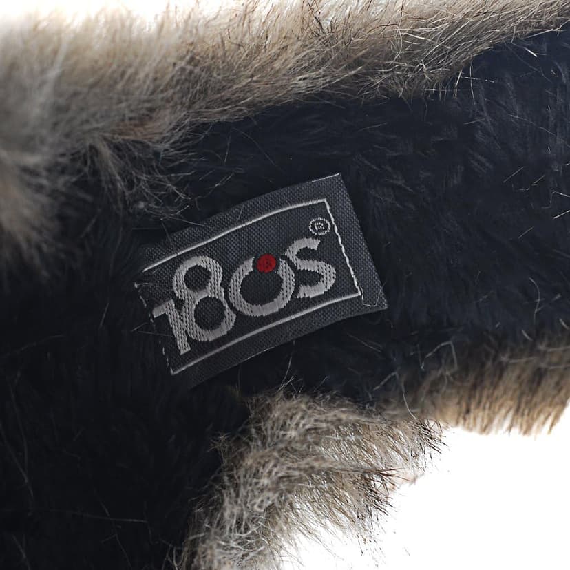 180s Down With Fur Behind The Head Ear Warmer