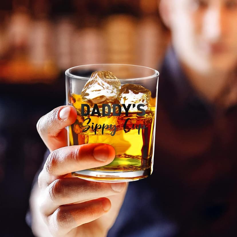 Christmas Birthday Funny Gag Gift Ideas for Expecting Father First New Dad - Bourbon Scotch Presents Christmas Dad Gifts for New Dad Boyfriend Husband Men from Daughter Wife B0CQBXCP93