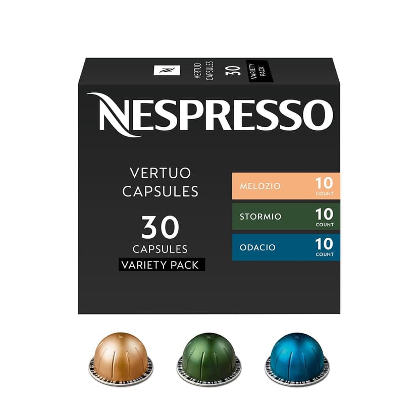 Nespresso Capsules Vertuo, Variety Pack, Medium and Dark Roast Coffee, 30 Count Coffee Pods, Brews 7.8 oz. B01N05APQY