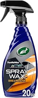 Turtle Wax T-477R ICE Spray Wax, Ultimate High Shine Wax Finish, For Use on Car Paint, Trim and Plastics, Safe for Motorcycles, RV's, Trucks and More, 20 oz. (Pack of 1)