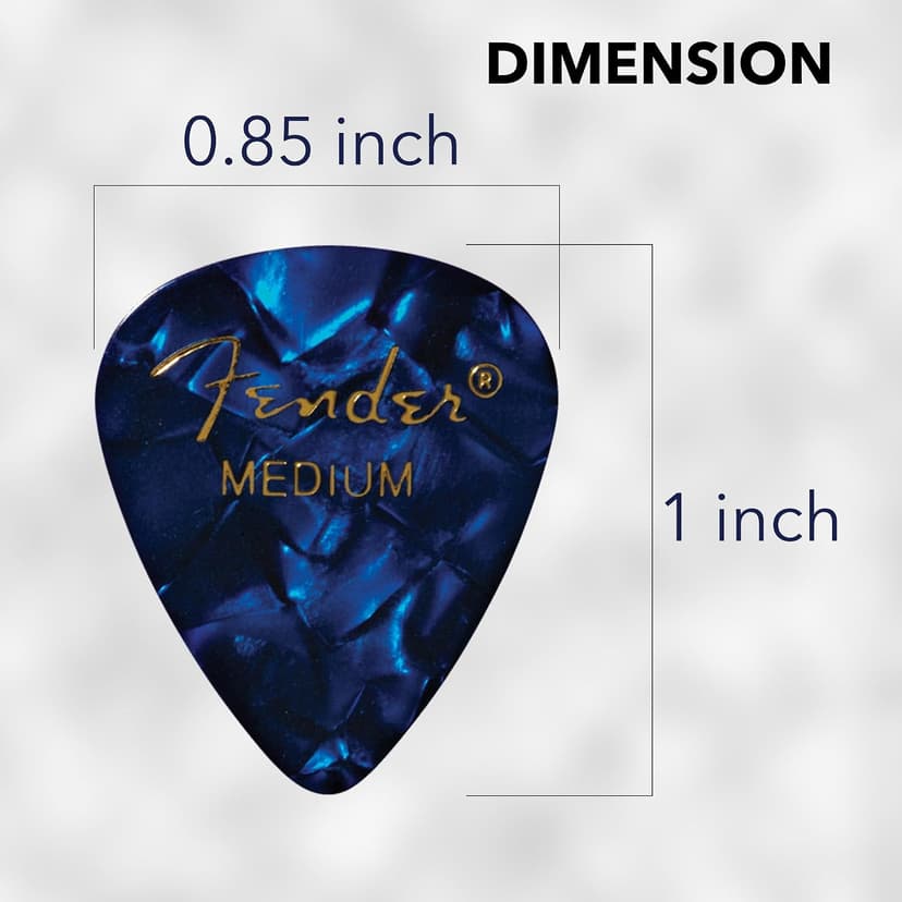 Fender Premium Picks Sampler - 12 Pack Includes Thin, Medium & Heavy Gauges (Austin Bazaar Exclusive) B07ZRYKNGS