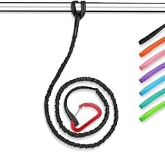 OCEANBROAD Kayak Paddle Leash Stretchable Strap Lanyard Rope for SUP Kayaking Boating Canoeing Fishing Pole Rod 4-7 Feet