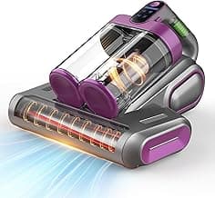 Bed Mattress Vacuum Cleaner Cordless 16Kpa Handheld Vacuum, Vacuum Cleaner with 253.7nm UV-C Light,HEPA Filter & Ultrasonic, Portable Vacuums for Sofa Bed Couch Crib Gifts for Women her Man