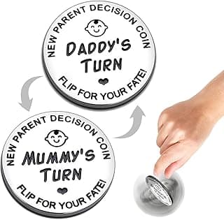 Baby Shower Gifts Parents Decision Coins for New Mom&Dad,Funny New Baby Gifts New Mom Gifts New Parents Gifts for Couples,Postpartum Gifts for Mom Essentials