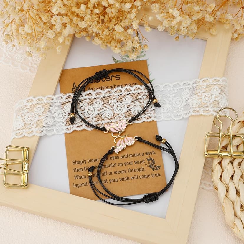 Sisters Gifts from Sister Birthday Graduation Christmas Valentines Galentines Gifts Friendship Matching Bracelets