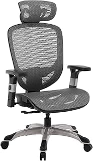 STAPLES Ergonomic Task Chair, Mesh, Ergonomic, Lumbar Support, Swivel, Gray