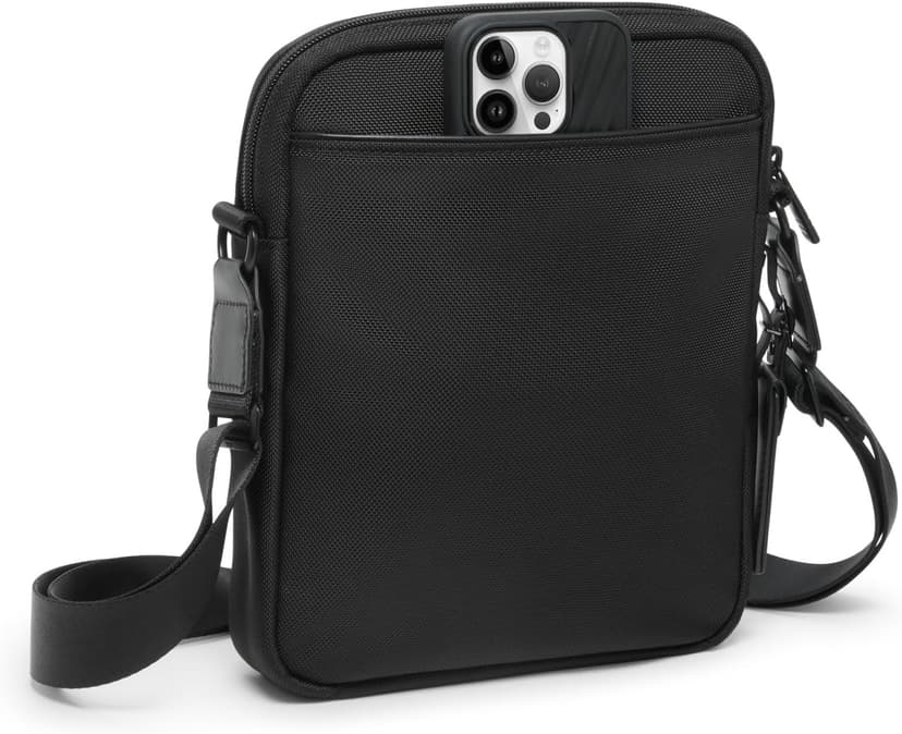 TUMI Alpha Medium Crossbody - Men's Sleek Everyday Essentials Bag - Ballistic Nylon