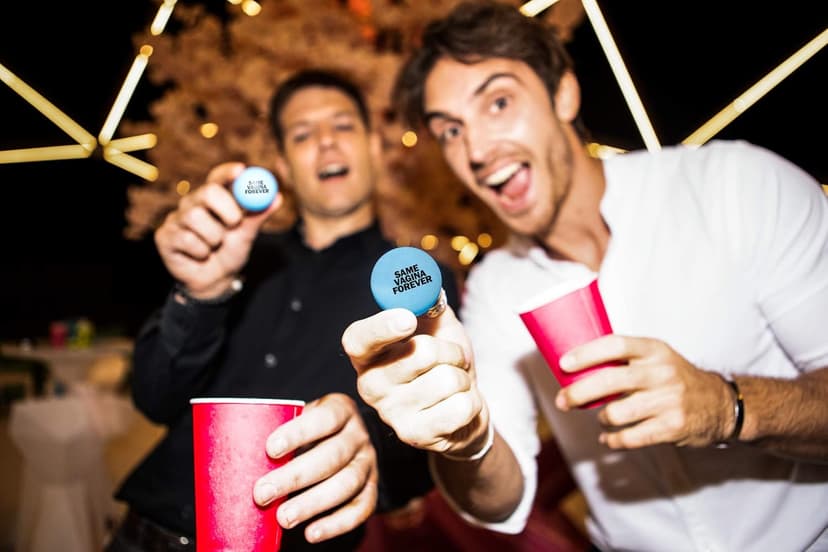 Sterling James Co. Bachelor Party Beer Pong Blue Balls – 6 Pack – Funny Stag Party Decorations, Ideas and Supplies