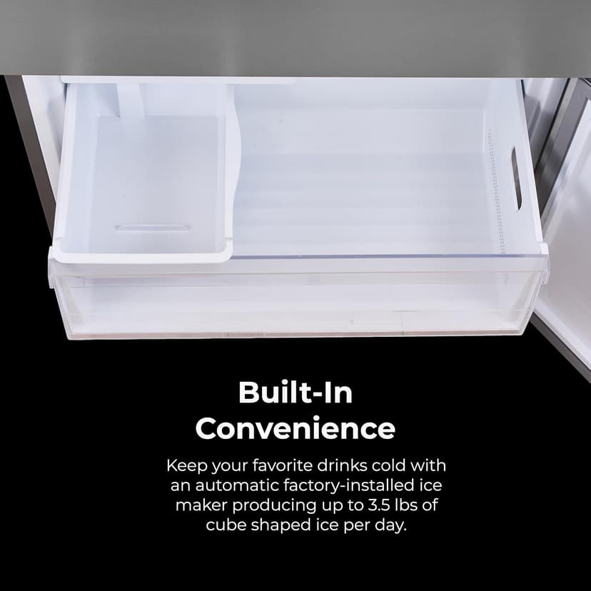 Kenmore 31" Bottom Freezer Refrigerator, Counter Depth - Ice Maker, Adjustable Shelving, Crisper Drawers, ENERGY STAR Certified, 17.8 cu. ft. Capacity, Fingerprint Resistant Stainless Steel