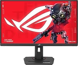 ASUS ROG Strix 27” 4K HDR USB-C Gaming Monitor (XG27UCG) – UHD (3840x2160) Dual Mode (4K 160Hz or FHD 320Hz), 1ms, Fast IPS, Extreme Low Motion Blur Sync, G-SYNC Compatible, AI Gaming, 3yr Warranty