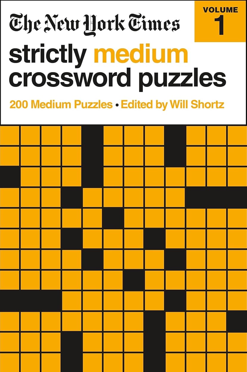 The New York Times Strictly Medium Crossword Puzzles Volume 1: 200 Medium Puzzles 1250781752