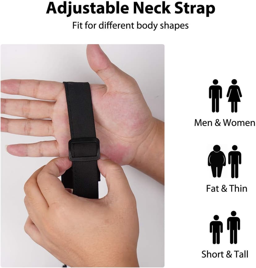 YIKA® Apron Couples, Christmas Gifts for Couples: Waterproof Aprons for Women Men, with Adjustable Neck Strap with Extra Long Ties, 2 Pockets (Black)