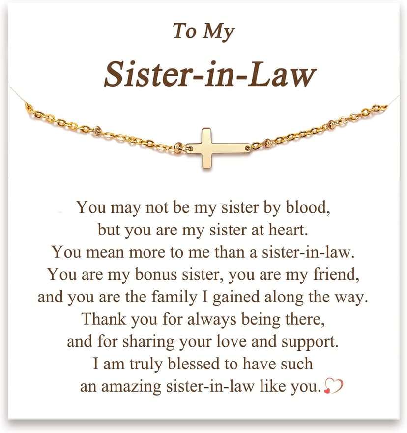 Religious Gifts Adjustable Dainty Cross Bracelet, Easter, Mother's Day, Christmas, Birthday, Lobster Clasp, 6.5" + 2" Tarsus Cross Bracelet for Women, Christian Gifts for Women B0FY3CMRT7