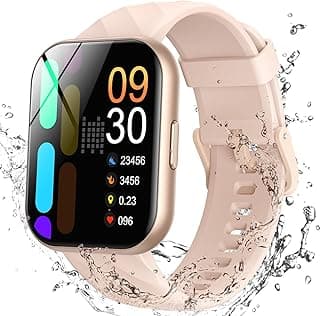 Parsonver Parsonver Smart Watch, 5ATM Waterproof Swimming Watch, Fitness Activity Tracker with 110+ Sports Modes, Heart Rate/Sleep/SpO2/Calories Monitor, Pedometer, Fitness Watch for Android & iPhone, Rose Gold