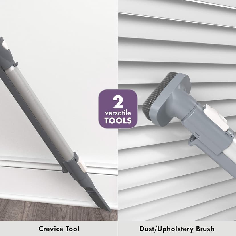 Kenmore 22614 Pet Friendly Lightweight Bagless Compact Canister Vacuum with Pet Powermate, HEPA, Extended Telescoping Wand, Retractable Cord and 2 Cleaning Tools-Purple